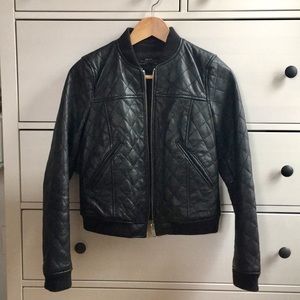 Zara leather jacket